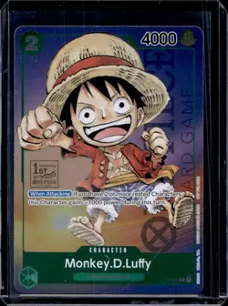 2023 One Piece Monkey D. Luffy 1st Anniversary Stamped Promo #P-037 - Image 1