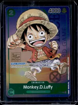 2023 One Piece Monkey D. Luffy 1st Anniversary Stamped Promo #P-037 - Image 1