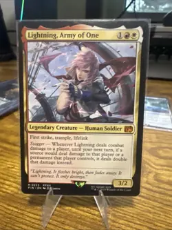 MTG Lightning, Army of One Final Fantasy Regular - Image 1