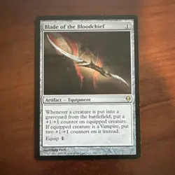 Wizards Magic: The Gathering Blade of the Bloodchief Rare Artifact Zendikar 2009 - Image 1