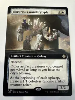 Illustrious Wanderglyph (Extended Art) Commander: the Lost Caverns of Ixalan Reg - Image 1