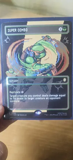 Super Combo - Surge Foil - Sorcery - Borderless Teenage Mutant Ninja Turtles MTG - Image 1