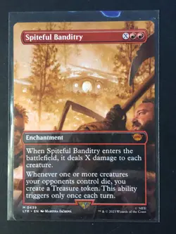 MTG Spiteful Banditry LTR Mythic M 0439 Borderless - Image 1