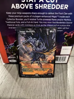 1x Super Shredder (Showcase) Teenage Mutant Ninja Turtles Foil myrhic 285 NM x1 - Image 1