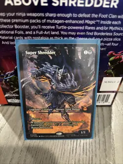 1x Super Shredder (Showcase) Teenage Mutant Ninja Turtles Foil myrhic 285 NM x1 - Image 3