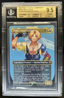2025 Magic MTG Final Fantasy Tidus Yuna's Guardian BL Commander #205 BGS 9.5 - Image 1