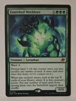 MTG Famished Worldsire x1 EoE Regular NM/PFresh! - Image 1