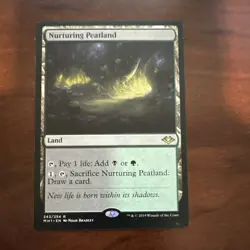 Wizards Magic: The Gathering Nurturing Peatland Rare Land Modern Horizons 243 - Image 1