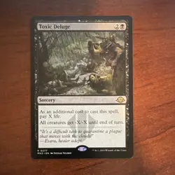 Wizards Toxic Deluge Rare Sorcery Modern Horizons 3 Black Regular 277 - Image 1