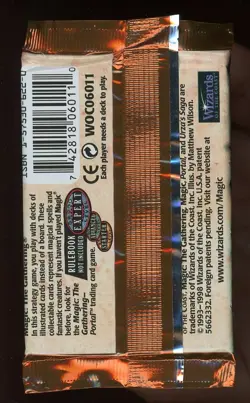 FACTORY SEALED Urza's Saga MTG/Magic Booster Pack ~ Cradle/Will/Serra/IntuitionU - Image 2