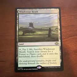 Wizards Windswept Heath Rare Land Modern Horizons 3 Regular English MTG - Image 1