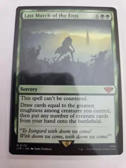 mtg, Last March of the Ents - the Lord of the Rings reg. NM - Image 1