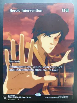 Heroic Intervention #43 (Borderless) MTG Avatar: The Last Airbender NM/M - Image 1
