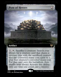 MTG Pyre of Heroes LP Light Play Kaldheim [730] - Image 1