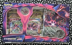 Pokemon TCG: Eternatus VMAX Premium Collection Box Sealed New 6 Booster Packs - Image 1