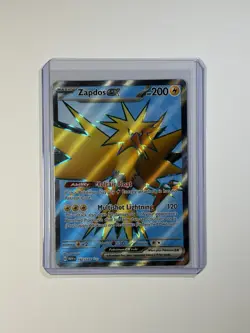 Zapdos EX 192/165 Scarlet & Violet 151 Full Art Ultra Rare Pokemon Card PSA 10 - Image 1