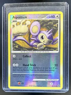 2008 Pokemon Diamond & Pearl Majestic Dawn Aipom Reverse Holo #50/100 - Image 1