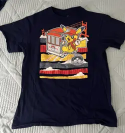Pokemon World Championship 2016 San Francisco Competitor T Shirt Size Medium - Image 1