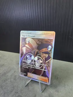 Ingo & Emmet 176/181 (Full Art) Holo Ultra Rare SM - Team Up Pokemon TCG Rare - Image 2