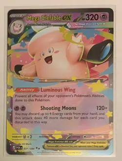 Pokemon TCG Perfect Order Mega Clefable EX Rare 031/088 ENGLISH NM - Image 1