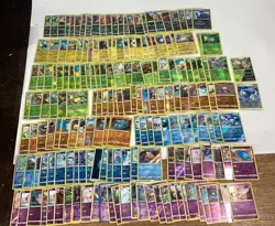 378 Pokemon Holo & Reverse Holo Card Lot + Tin - 370 Cards + 8 Jumbo Cards - Image 2