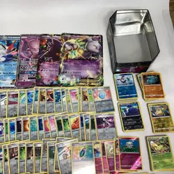 378 Pokemon Holo & Reverse Holo Card Lot + Tin - 370 Cards + 8 Jumbo Cards - Image 4