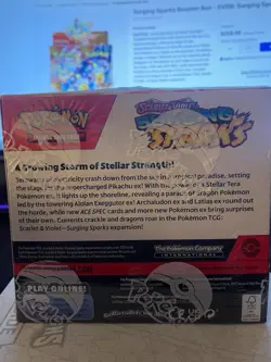 Pokemon Booster Box Scarlet & Violet: Surging Sparks (Sealed, NM) - Image 3