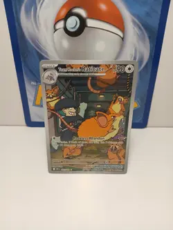 2025 POKEMON SV DRI EN #202/182 TEAM ROCKET'S RATICATE ILLUSTRATION RARE - Image 1