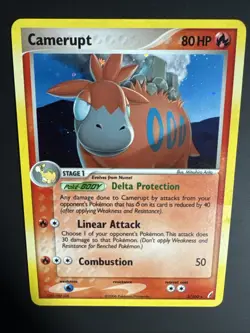 Camerupt 3/100 Ex Crystal Guardians Holo Rare Pokemon TCG NM - Image 3