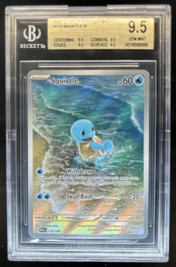 2023 Pokemon SV 151 Squirtle #170/165 BGS 9.5 - Image 1