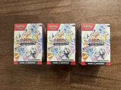 Pokemon TCG S&V Prismatic Evolutions 3x Booster Bundle New Factory Sealed - Image 1