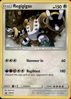 Regigigas SM243 Holofoil - Pokemon SM Promos - Image 1
