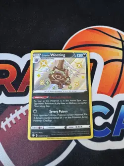 Pokemon - Galarian Weezing - SV077/SV122 - Shining Fates Shiny Vault - Holo - Image 1