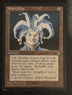 Jester's Cap MtG Ice Age Magic the Gathering Rare Artifact - Image 1
