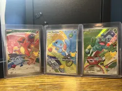 Pokemon First Partner Illustration Collection MEP Bulbasaur Charmander Squirtle - Image 1