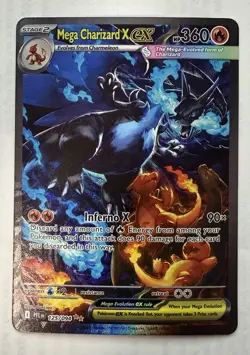 Pokemon Mega Charizard X ex SIR 125/094 - Phantasmal Flames Excellent ENGLISH - Image 1