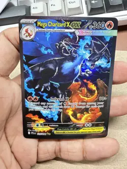 Pokemon Mega Charizard X ex SIR 125/094 - Phantasmal Flames Excellent ENGLISH - Image 3