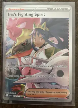 Pokemon TCG Iris's Fighting Spirit Holo - 292/217 - Ascended Heroes! Mint/N Mint - Image 1