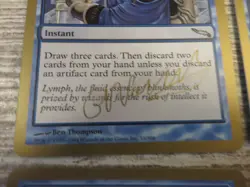 4x Thirst for Knowledge - World Championship Deck WCD - NM/EX - English - MTG - Image 2