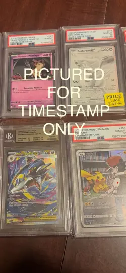 Pokemon Mega Sharpedo Ex SIR 127/094 Beckett Pristine 10 Phantasmal Flames - Image 2