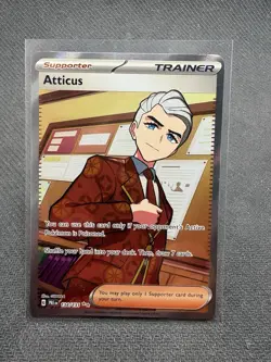 ATTICUS 134/131 Prismatic Evolutions Holo Trainer Ultra Rare Pokemon TCG - Image 1