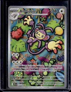 2025 Pokemon Phantasmal Flames Ambipom Illustration Rare #107/094 - Image 1