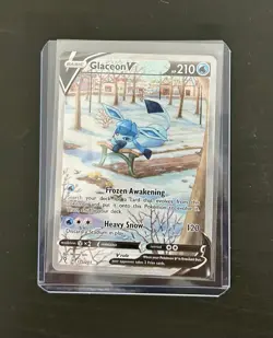 Pokemon TCG Glaceon V Alt Art Evolving Skies 175/203 Mint Ultra Rare - Image 1