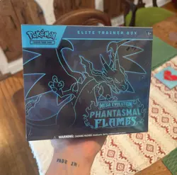 Mega Evolution Phantasmal Flames Elite Trainer Box Pokemon TCG Factory Sealed - Image 1