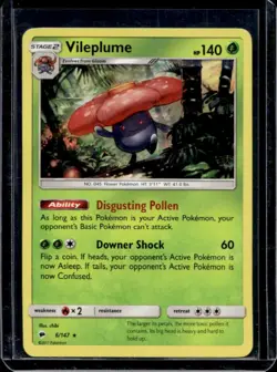 2017 Pokemon SM Burning Shadows Vileplume #6/147 - Image 1