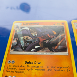 Garchomp 62/131 Holo Rare + Reverse Holo -Pokemon TCG Sun & Moon Forbidden Light - Image 2