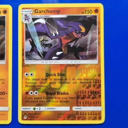 Garchomp 62/131 Holo Rare + Reverse Holo -Pokemon TCG Sun & Moon Forbidden Light - Image 4
