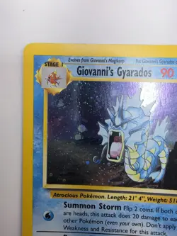 Pokemon TCG Giovanni's Gyarados Holo 5/132 Gym Challenge - Image 3