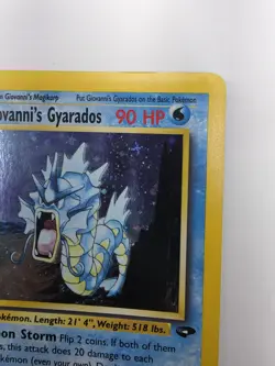Pokemon TCG Giovanni's Gyarados Holo 5/132 Gym Challenge - Image 4