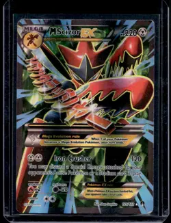 2016 Pokemon XY BREAKpoint M Scizor #120/122 - Image 1